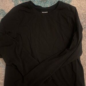 Old Navy Black Long Sleeve Shirt